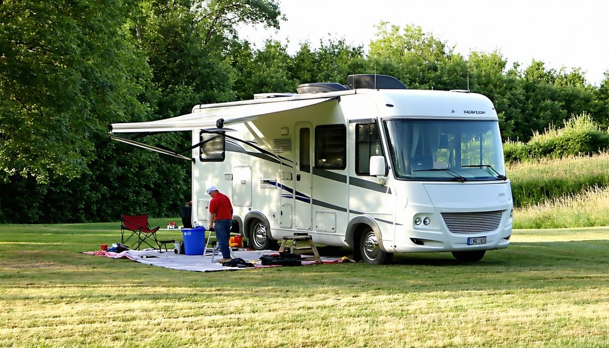 RV repair service in action